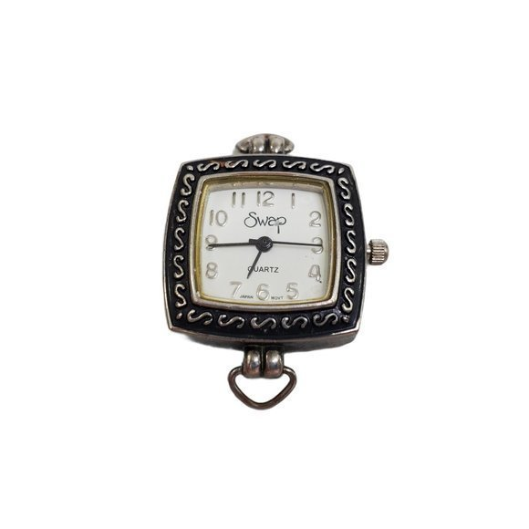 Swap‎ Watch Face Silver Tone Quartz Japan Movement - Picture 1 of 10